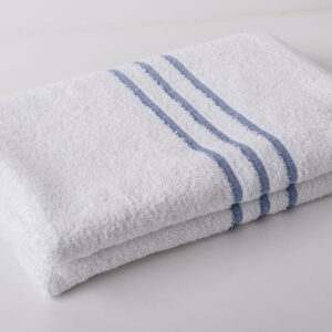 blue header towel