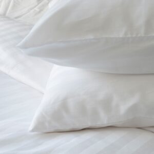 satin strip pillow case