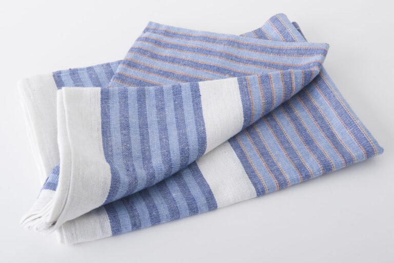 Tea Towel Two Tone Blue - Bangladesh Towels