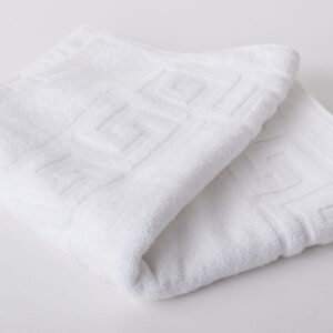 greek bath mat